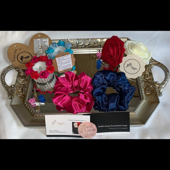 KLM’s Luxey Locks Satin Silk Scrunchies Collection - Picture 5 of 11